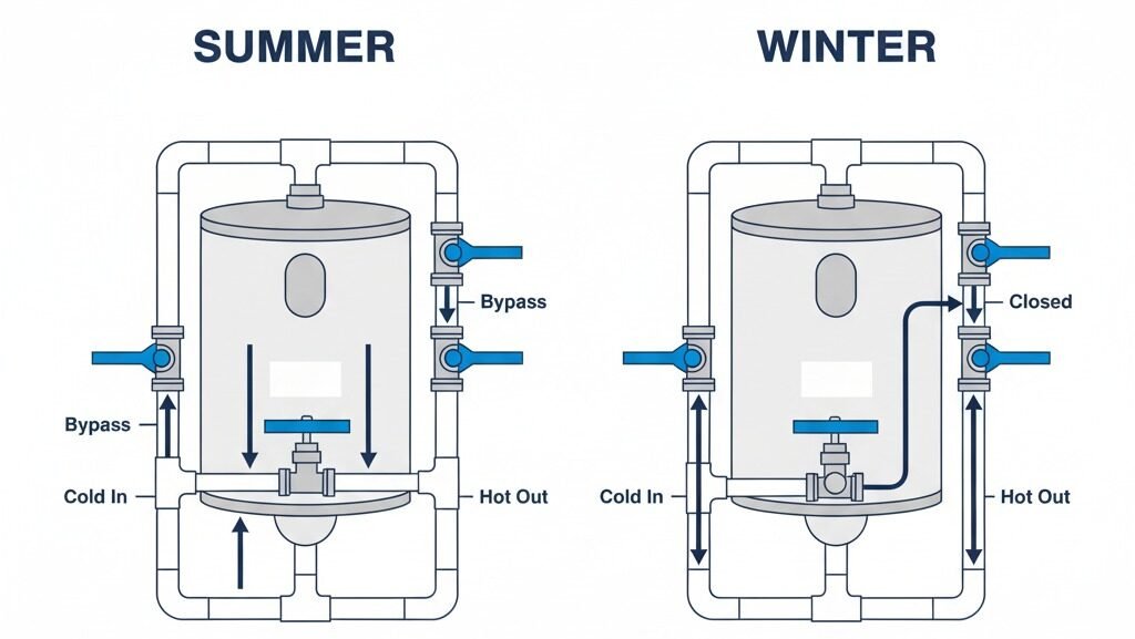 RV Water Heater Bipass