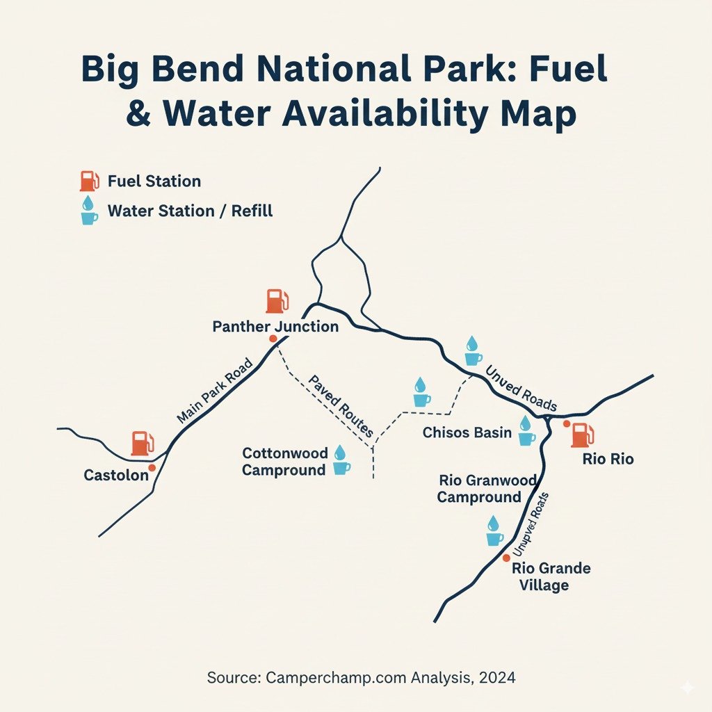 Fuel & Water Map