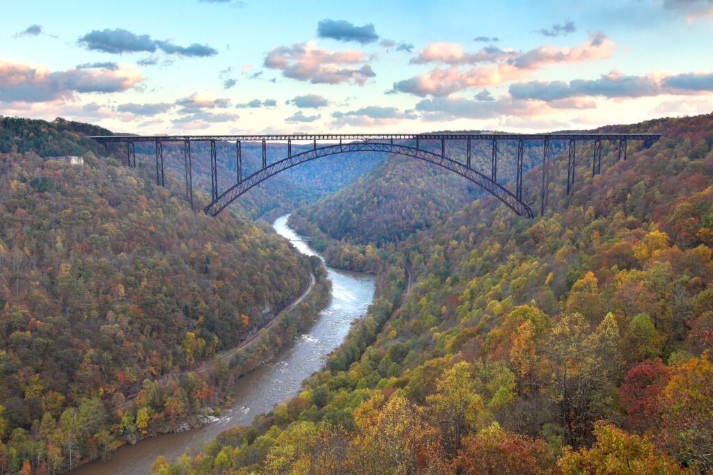 New River Gorge National Park and Preserve in Fall