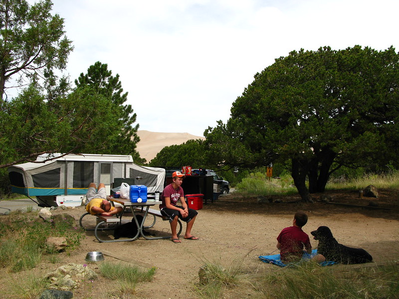 Camping at the Dunes