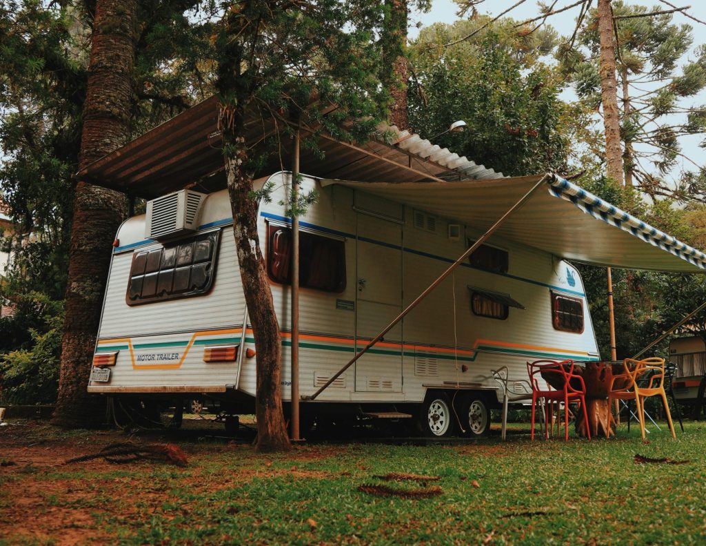 RV with Awning