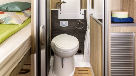 Class B RV bathroom 