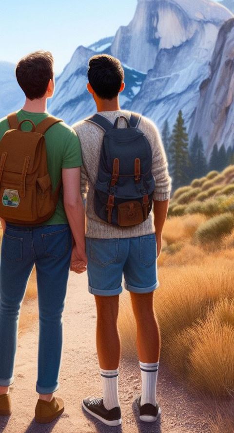 2 Men Hiking
