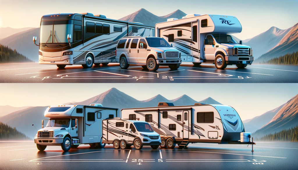 a side-by-side comparison of different RV types