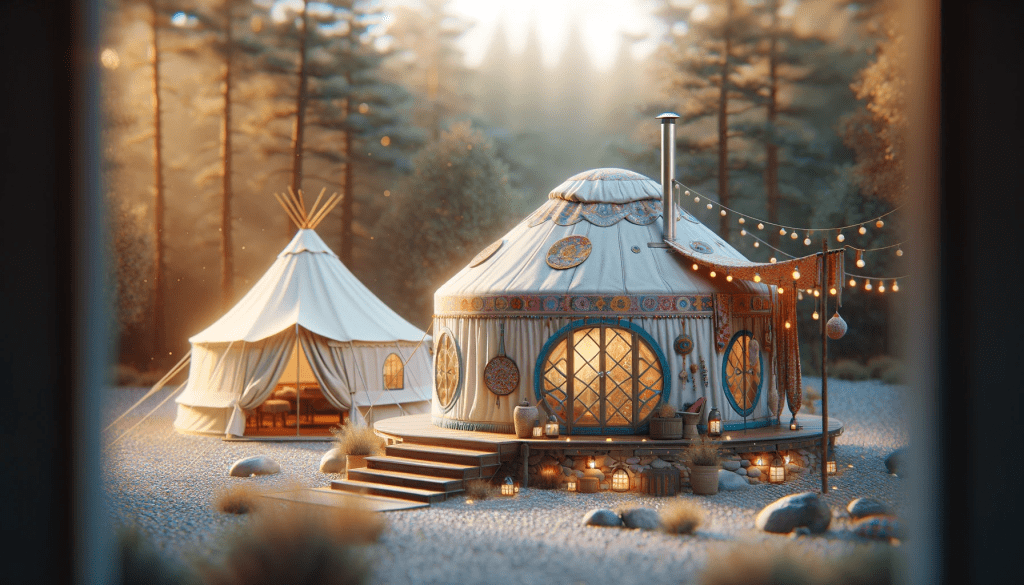 yurt and bell tent