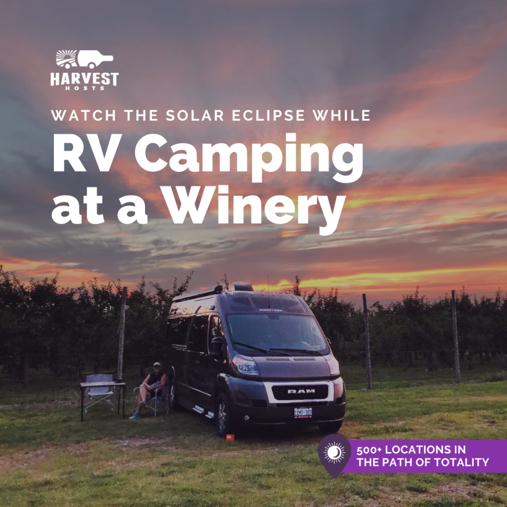 RV Camping at a Winery