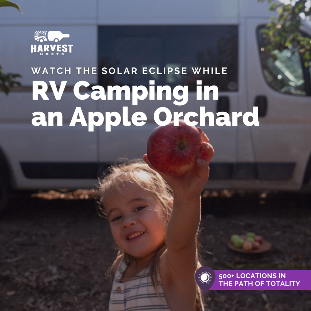 RV Camping at Apple Orchard