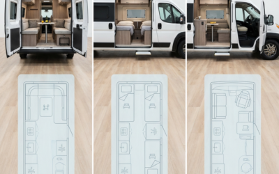 Class B RV Floor Plans in 2026: Best Layouts, Rear Bath, Wet Bath vs Dry Bath