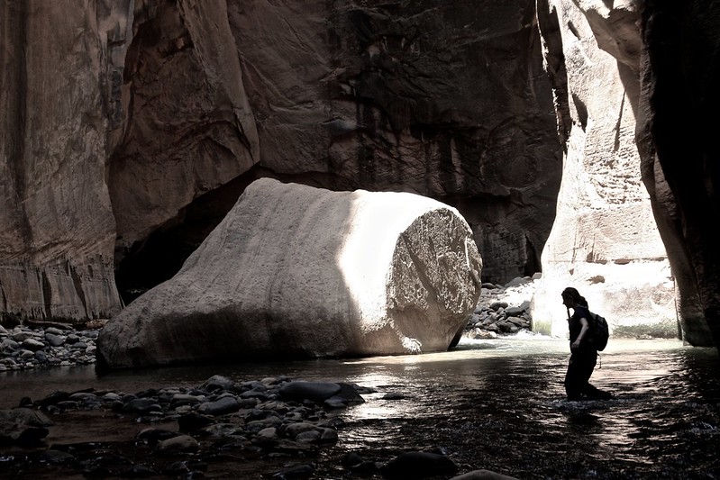 Zion National Park - hiking the narrows