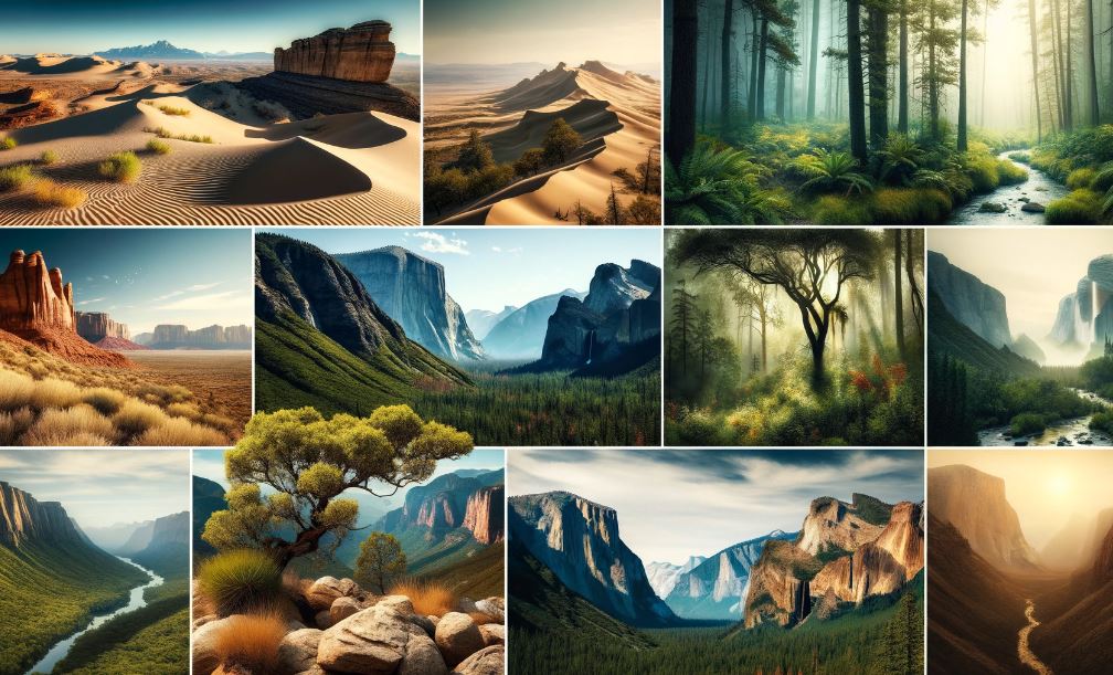 National Parks Collage