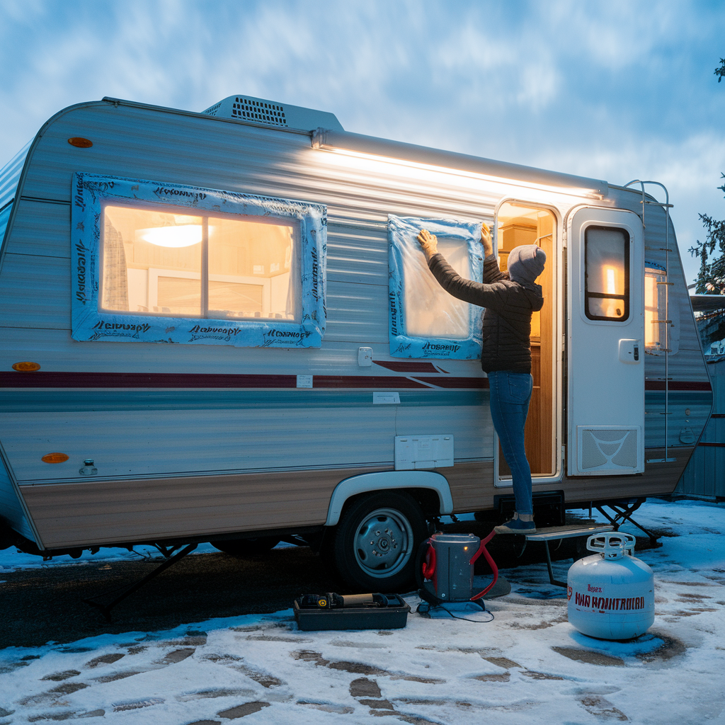 Poly over RV windows