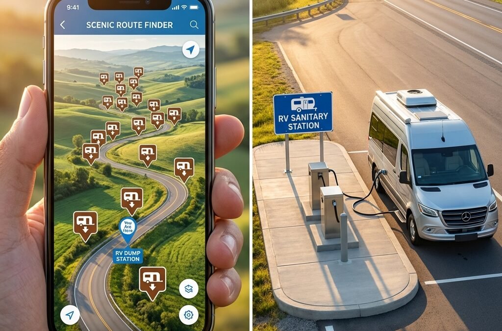 Dump Station Finder App