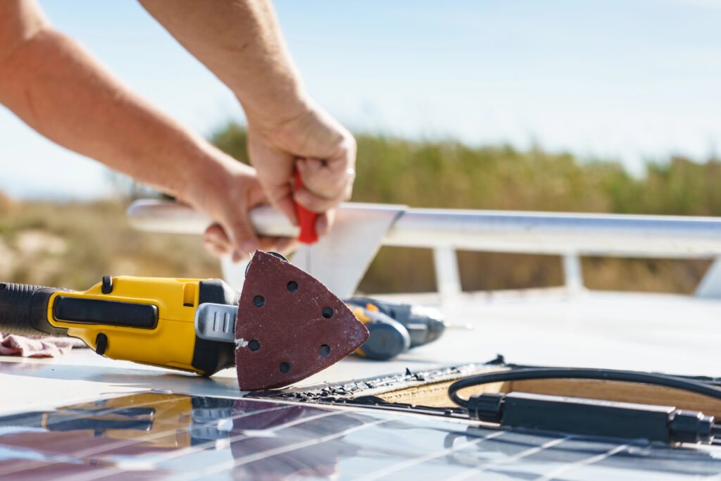 solar panel installation