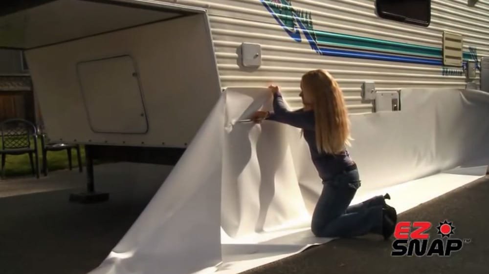 Installing RV Skirting