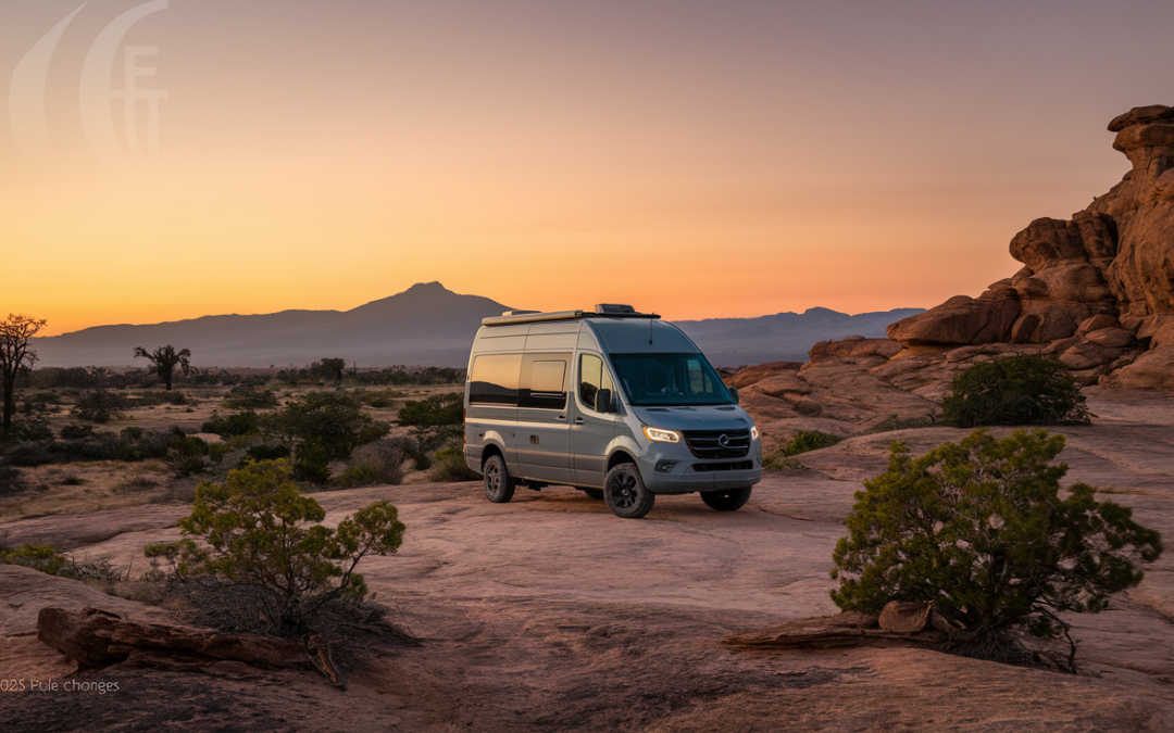 Sprinter Camper Van in Desert