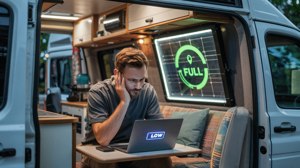 Frustrated Man working on Laptop