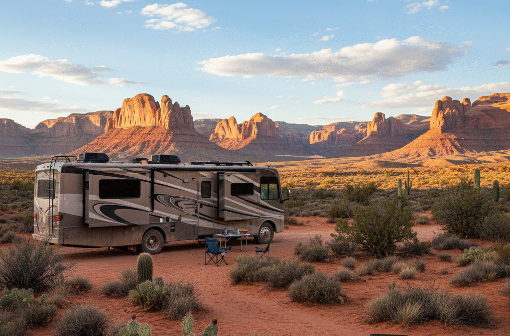 RV in the Desert