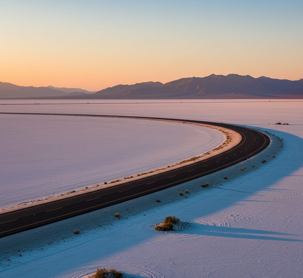 "The Bend" (Bonneville Salt Flats), Utah