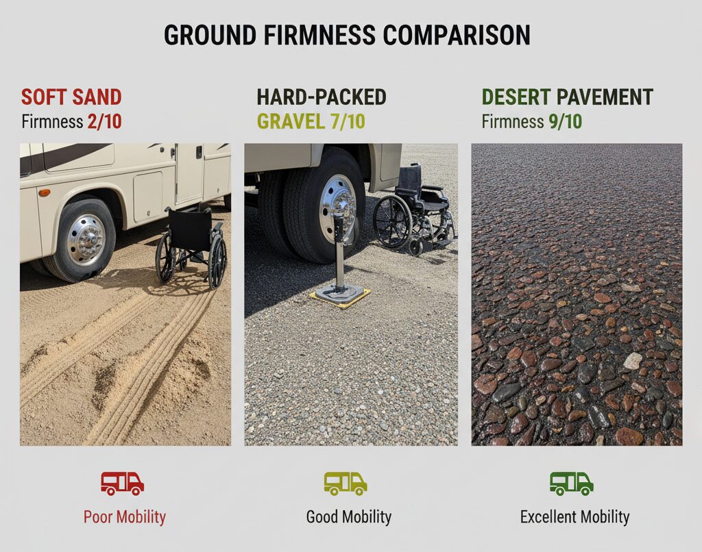 Ground Firmness Comparison