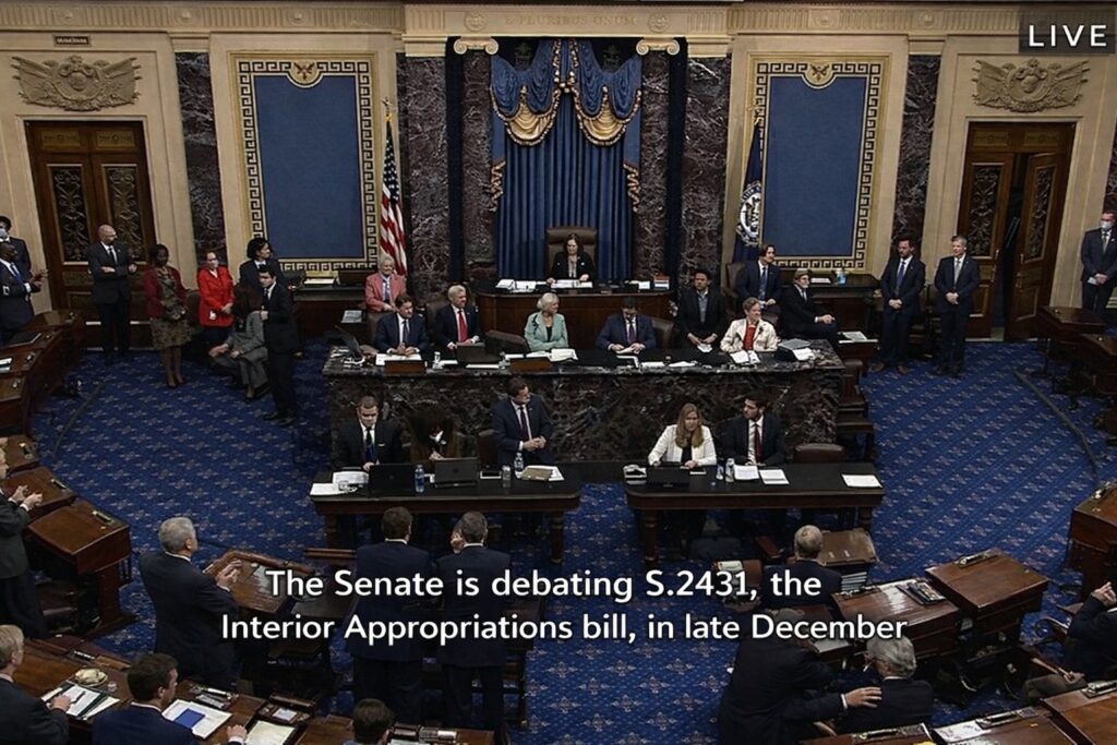 US Senate Chamber