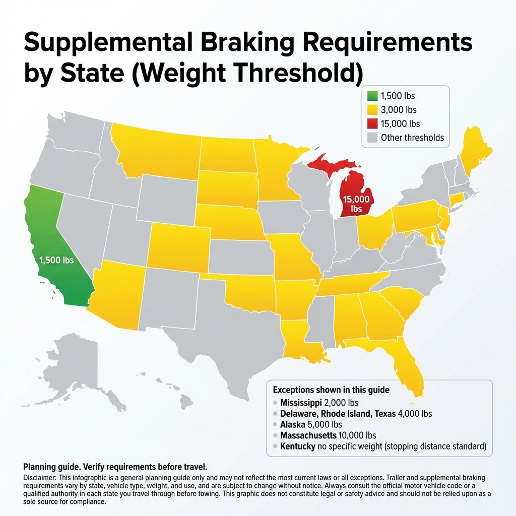 Supplemental Braking Requirements by State